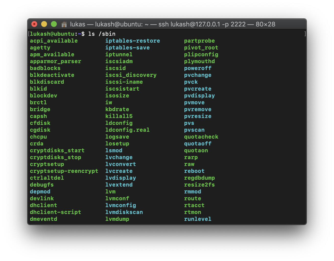 /sbin directory