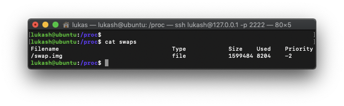 /proc directory